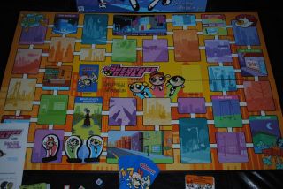 Powerpuff Girls Board Game Saving The World Before Bedtime Hasbro Complete RARE