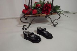 Circo Cute Toddler Girls Black Mary Janes Shoes w Butterfly Side Size 4