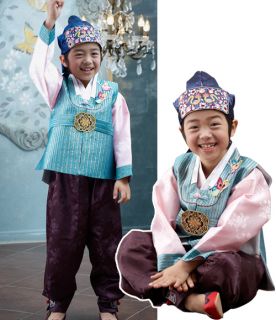 AGE1 3 HANBOK Dress Korean tranditional Clothes 1006 Boy Baby Birthday Wedding