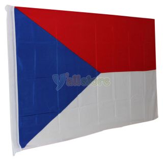 New 97 x 63 inch Double Sided Czech Republic Banner Flag Party Banner