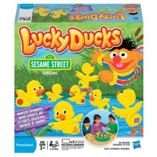Sesame Street Lucky Ducks Game Match Shapes Colors Preschool Fun