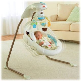 Fisher Price My Little Lamb Baby Cradle Swing w Music Y5708