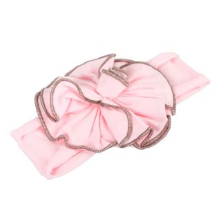 Cotton Pretty Baby Hair Flower Headband for Baby Toddler Pink