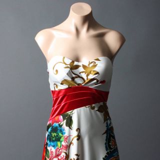 Formal Elegant Floral Print Party Long Maxi Gown Dress