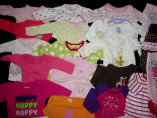 Used Mixed Lot Tops Pants Shirt All Newborn NB Size Winter Spring Clothes Lot