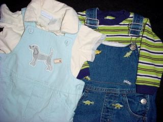 Used Baby Boy 12 18 Months Spring Summer Overall Jumper Denim Clothes Lot