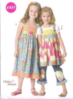 OOAK Boutique Style Clothes Outfits McCalls Sewing Pattern Childs Girls Toddler