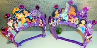 15 OOAK Disney Princess Tiaras Crowns Party Hats Favors Rapunzel Tiana Ariel