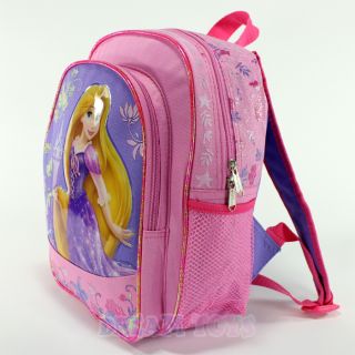 12" Disney Tangled Princess Rapunzel Castle Small Toddler Backpack Girls Bag