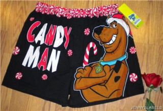 Mens Scooby Doo Candy Man Christmas Santa Underwear Boxers