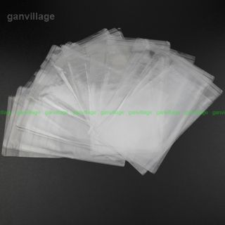 50 Pcs Clear Self Adhesive Seal Plastic Jewelry Retail Packing Bags 9x14cm