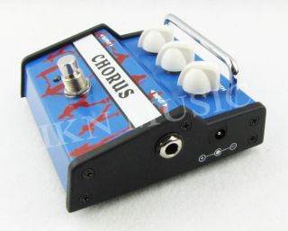 1pce Chorus Effect Pedal Hard ABS Material Blue Pearsonl Style