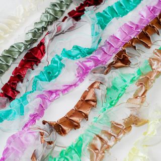 Lace Ruffle Ribbon Trim 1 1 2 Trim Wedding Prom Party Supplies Decorations 25yds