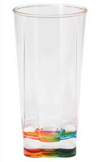 New Merritt USA Crystal Rainbow 17oz Tumbler Outdoor Acrylic Glasses 6