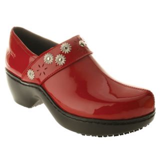 Spring Step Womens Florence Clogs Shoes Red Patent Leather Florence RP M