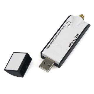 D2076B USB 300Mbps WiFi Wireless Network LAN Card Adapter 11n G B Antenna Win 7