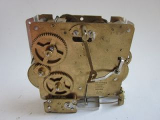Vtg Franz Hermle 341 020 Clock Movement Brass Gears Parts Altered Art Steampunk