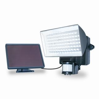Maxsa Solar Powered 80 LED Motion Activated Outdoor Security Floodlight