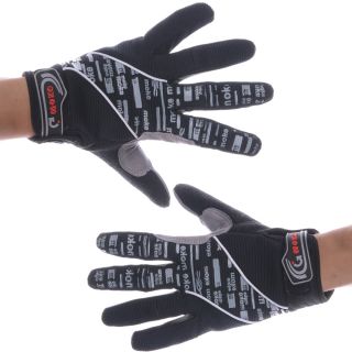 Cycling Bicycle Motorcycle Racing Sport Full Finger Glove Size M L XL Two Colors