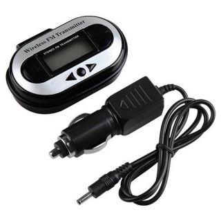 LCD Stereo Wireless FM Transmitter Car Charger for  Player iPod iPhone Touch