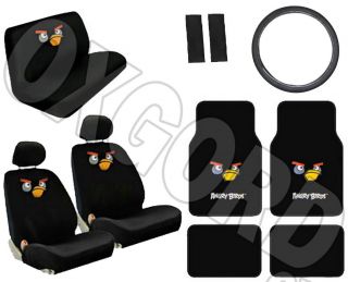 Angry Birds Game Minion Seat Covers Floor Mats Car SUV Truck Van