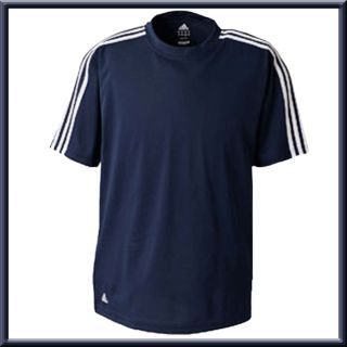 Adidas Golf Men's Climalite® 3 Stripes T Shirt s M L XL 2X 3X Wicking Finish