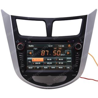 2011 Hyundai Verna Accent Car GPS Navigation Radio TV Bluetooth iPod DVD Player