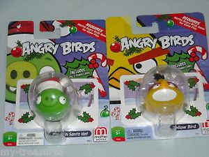 New Angry Birds™ Game Yellow Bird Green Pig with Santa Hat Expansion Pack