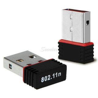 Hot Sale 150Mbps 150M 802 11n Mini Wireless N WiFi USB Network LAN Adapter Card