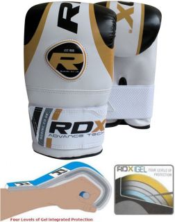 RDX Gel Pro Bag Mitts Boxing Gloves Grappling Punch MMA UFC Muay Thai Training G