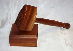 Mahogany Wood Wooden Classic Masonic Gavel Gavels Hammer Hand Crafted