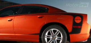 2011 Dodge Charger Quarter Panel C Stripe Decal Graphics 3M 2012 Motorink