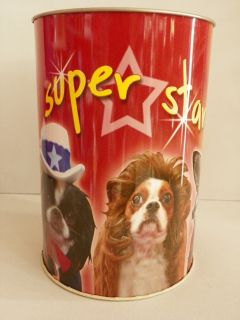 Super Star Dog Funny Extra Large Money Box Kids Child Tin Piggy Bank Toy