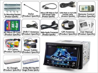 Android 4 0 in Car GPS DVD Stereo GPS 3G Digital DVB T TV WiFi 2Din w Map
