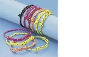 12 Friendship Rope Bracelets Jewelry Toys Gifts Kids Birthday Party Favors