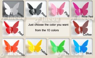 3D DIY Wall Sticker Stickers Butterfly Home Decor Room Decorations 12 24 36 Pcs
