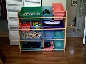 Kids Toy Bin Organizer with 12 Storage Bins