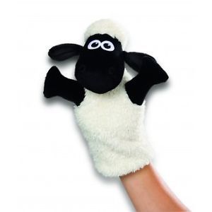 New Plush Soft Toy Shaun The Sheep Hand Puppet 27cm ABC Kids TV