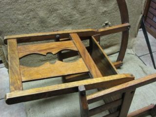 Vintage Childs Wooden Rocking Chair Antique Old Stool Parlor Chairs Nice 7169