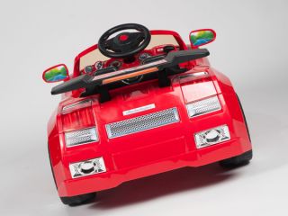 Red Lambo Kids Ride on RC Car Remote Control Electric Power Wheels 