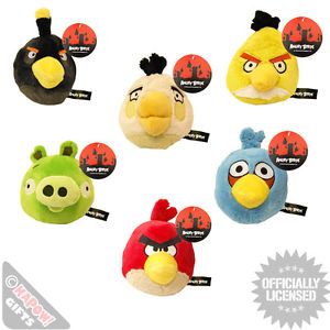 angry birds cuddly toys