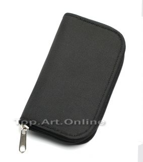 20 SDHC MMC CF Micro SD Memory Card Storage Carrying Pouch Cases Holders Wallet