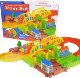 Battery Operated Train Play Set Toy Kids Boys Xmas Christmas Stocking Filler