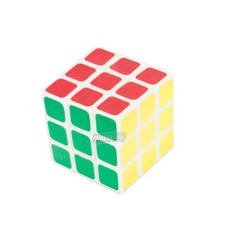 Brand New Classic Mini 3x3x3 Rubiks Speedcubing Cube Magic Puzzle Game Toy White