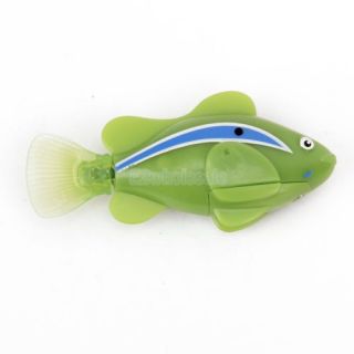 Green Robot Water Fish Emulation Toy Fish Creative Children Kid Electronic Toy