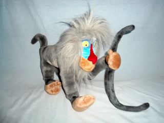 Original Disney Lion King Large 13" Plush Poseable Rafiki Monkey Baboon Stuffed