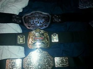 WWE WWF NWO AWA WCW ECW TNA World Wrestling Champion Belt Kids Size Toy Version
