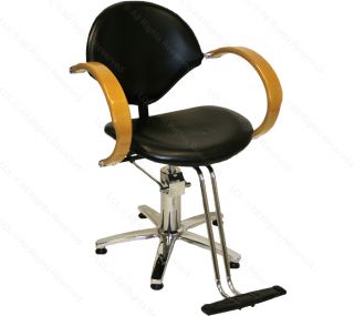 4 Station Package Hydraulic Oak Barber Chair Shampoo Bowl Dryer Salon Equipment