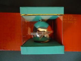 New Lenox Kate Spade Silver Ball Christmas Ornament from Me to You Gift Holder
