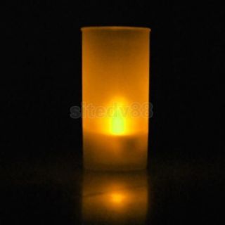10x Battery Operated Flickering Tea Lights LED Candle